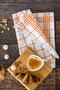 Hermia Juego de Toallas de Mano Soft - Naranja